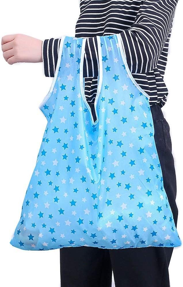 Foldable Reusable Grocery Shopping Tote Bags