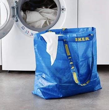 Recyecled IKEA PP Woven Stitch Bag