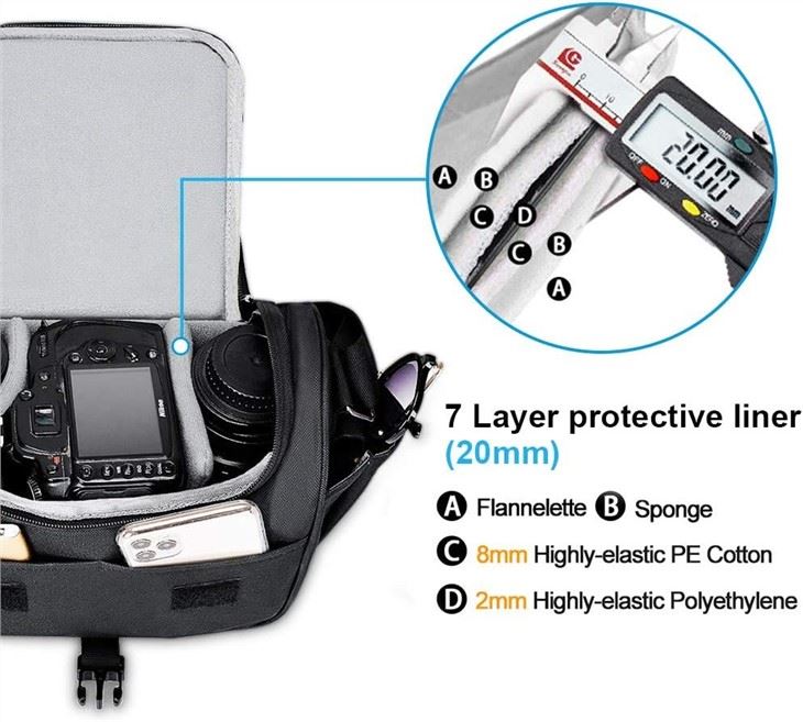 OEM Camera Bag Shoulder Messenger Bag